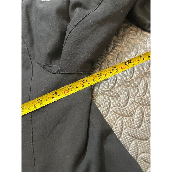 Peruvian Connection Womens Black Cotton Blazer Jacket Three Button Size Large - Picture 6 of 8